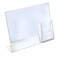 Azar Displays Angled Sign Holder w/ Trifold Pocket Overall Size: 14"W x 11"H, PK2 252056 - alternate 1